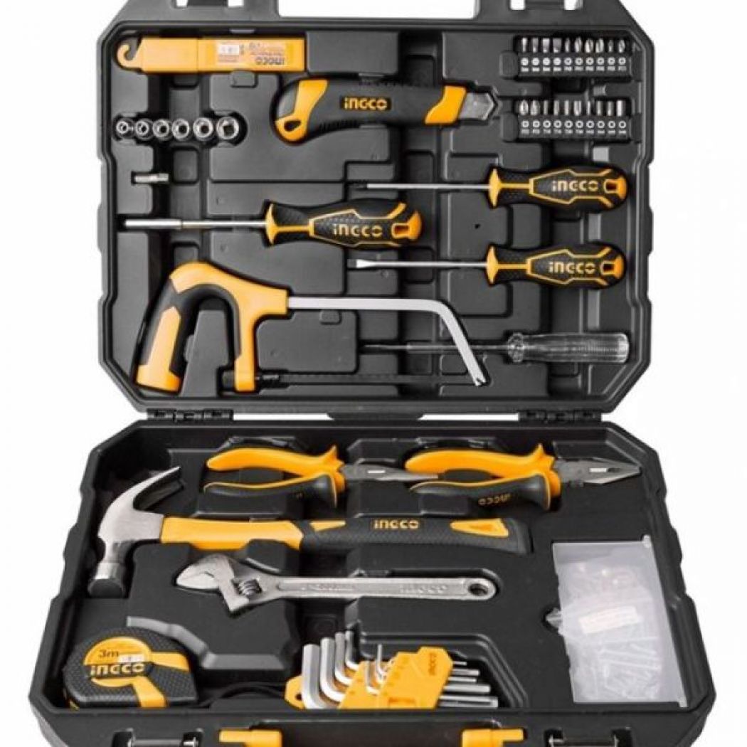 Ingco Tool Kit 117 PCS-Black Yellow